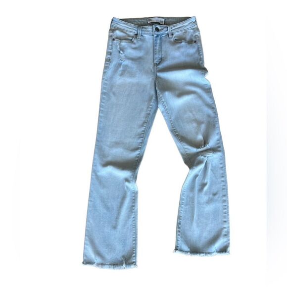 RSQ crop flare jeans distressed light denim Size 3 (26W) - Picture 15 of 15